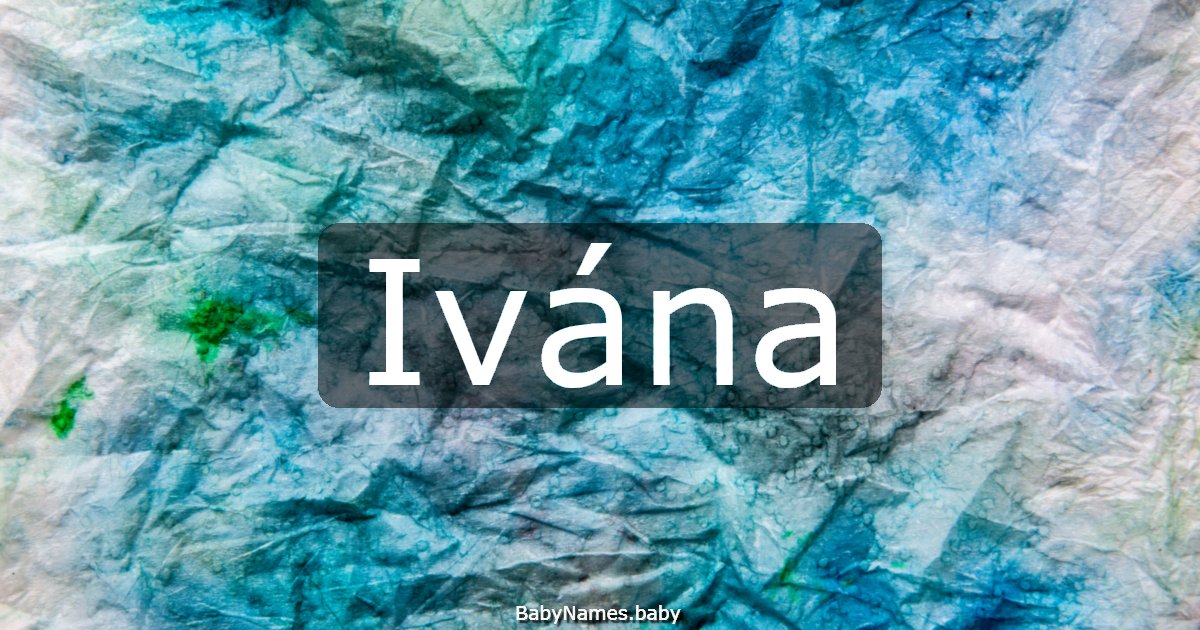 Ivána