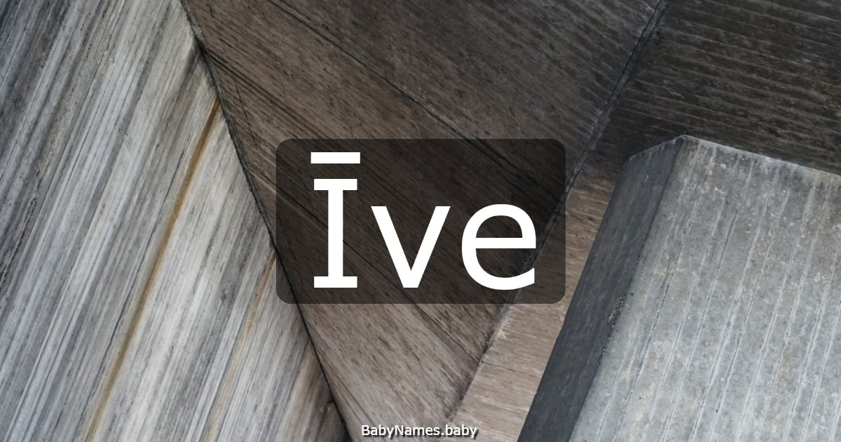 Īve