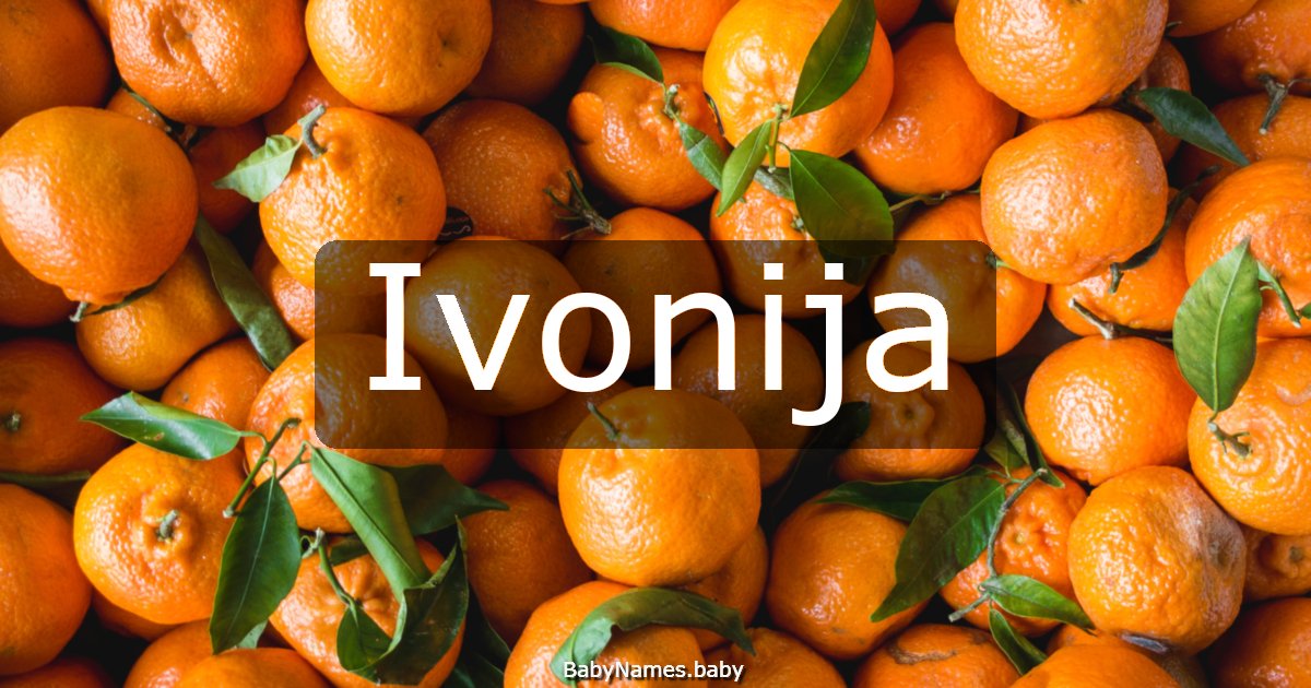 Ivonija