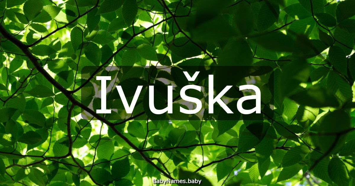 Ivuška
