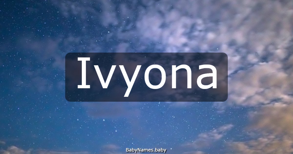 Ivyona
