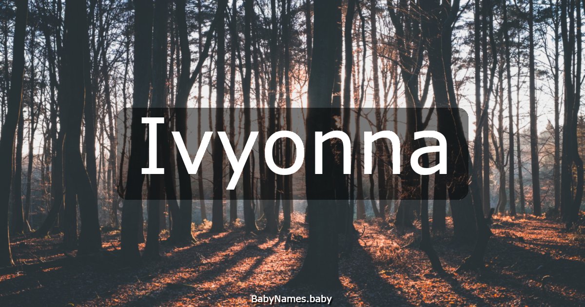 Ivyonna