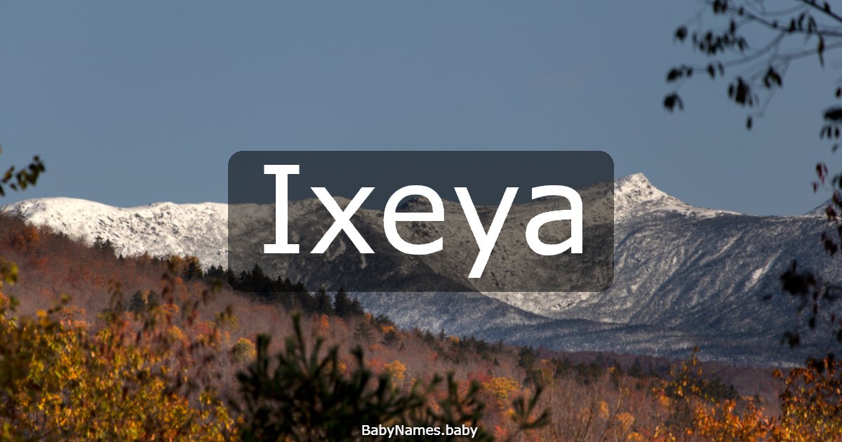Ixeya