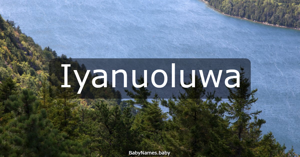 Iyanuoluwa