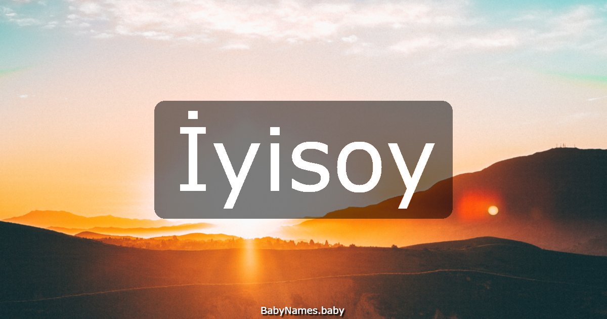 İyisoy