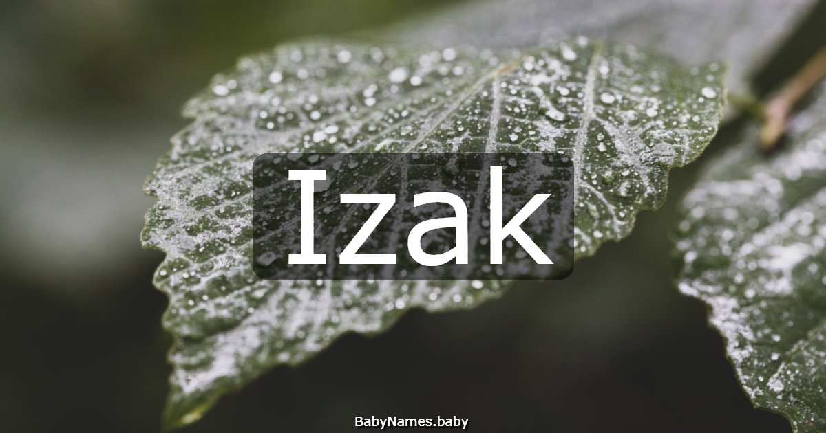 Izak