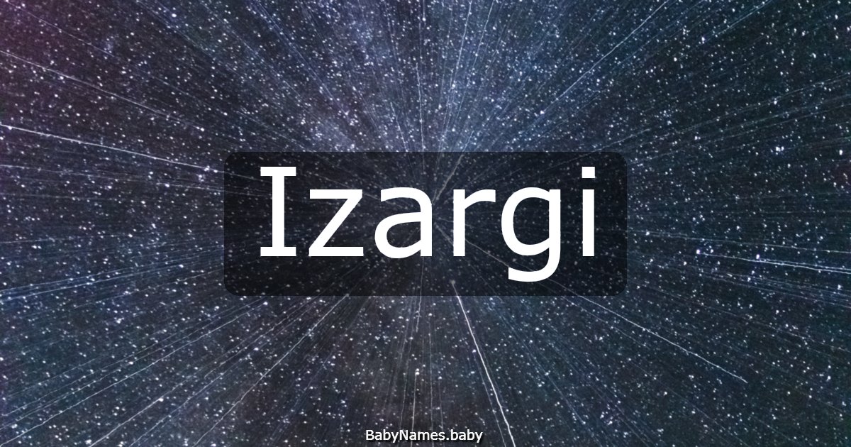 Izargi