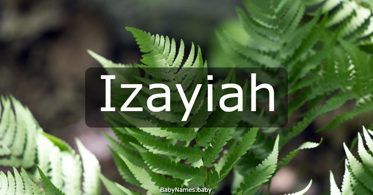 Izayiah
