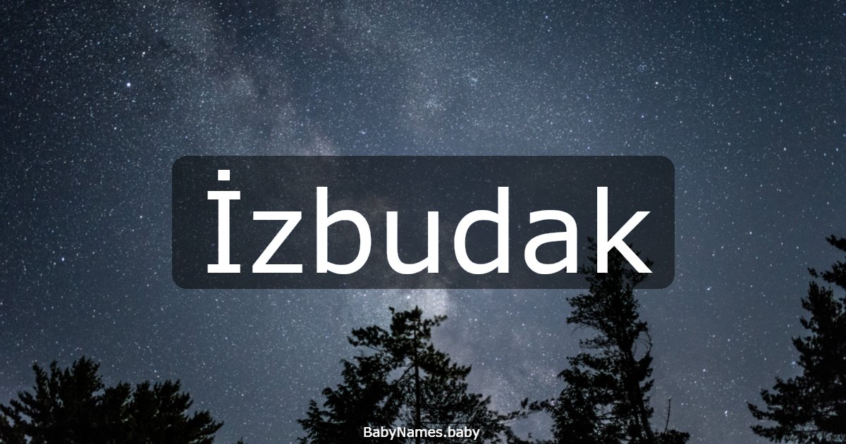İzbudak