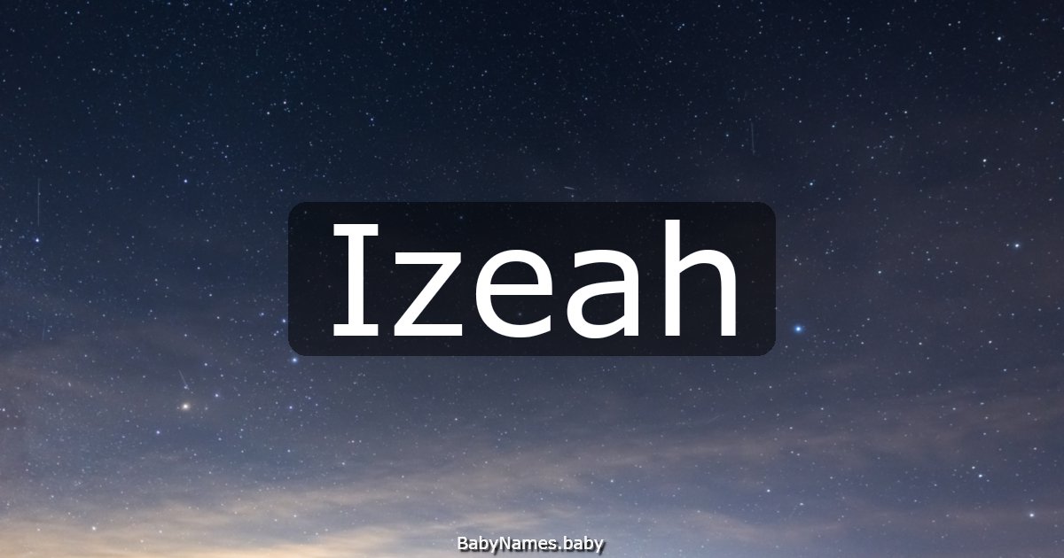Izeah