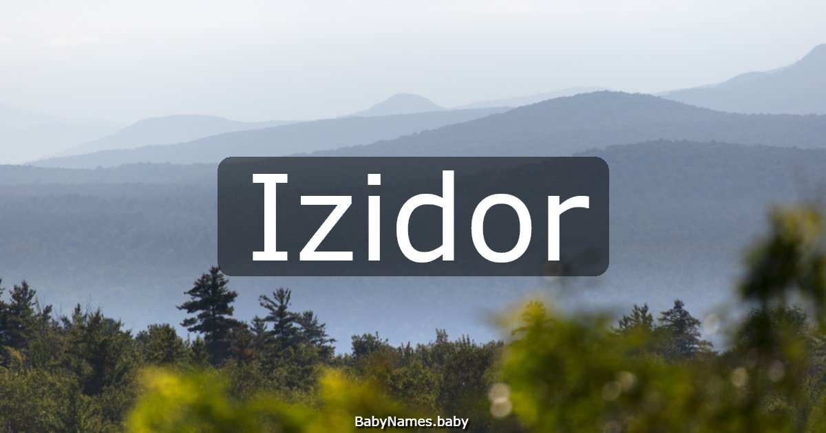 Izidor