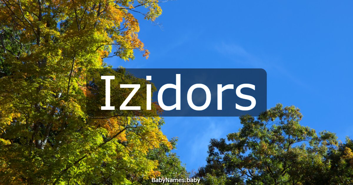 Izidors