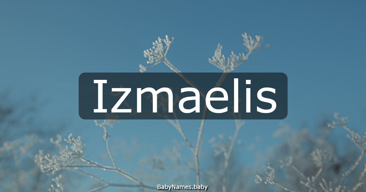 Izmaelis