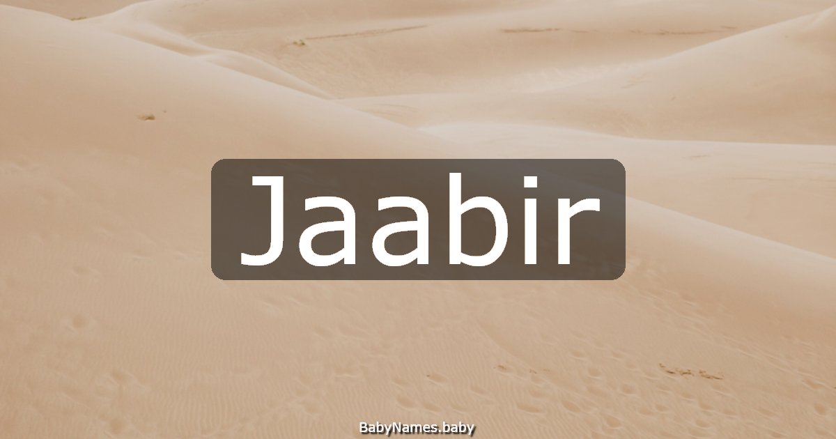 Jaabir