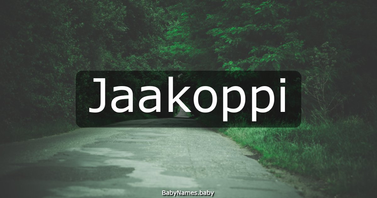 Jaakoppi