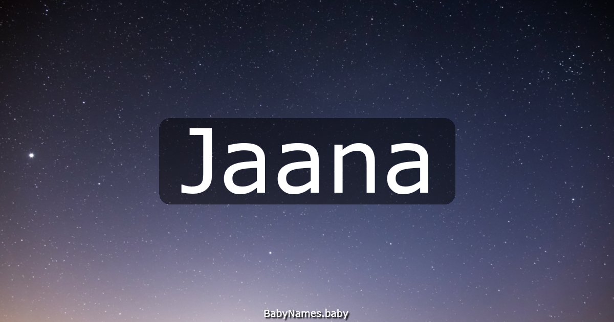 Jaana