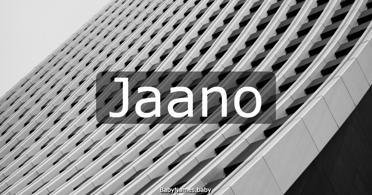 Jaano