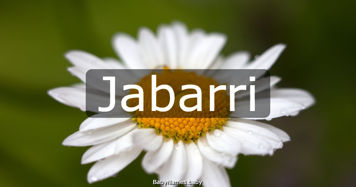Jabarri