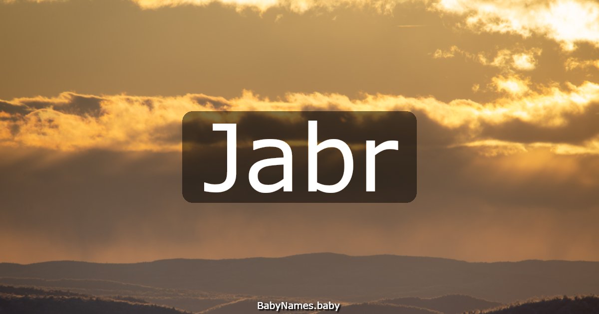 Jabr
