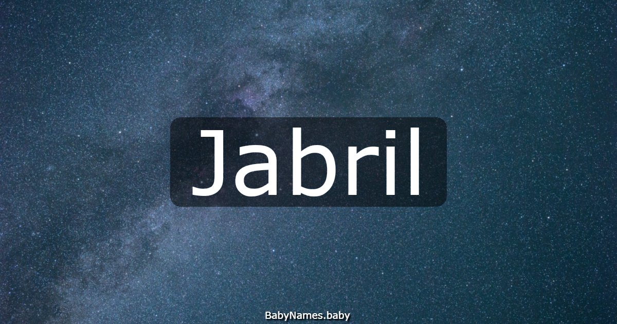 Jabril