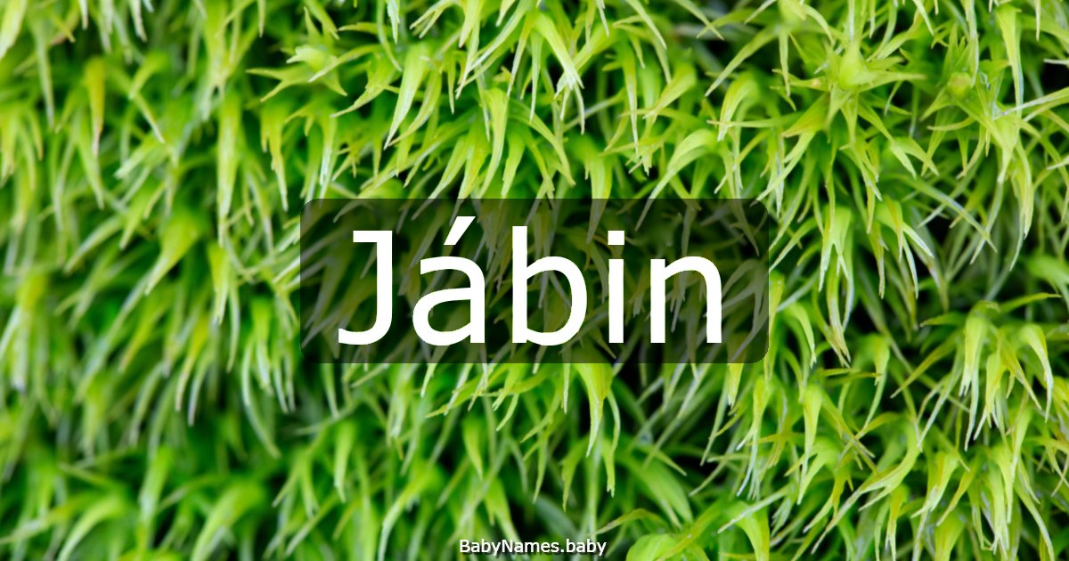 Jábin
