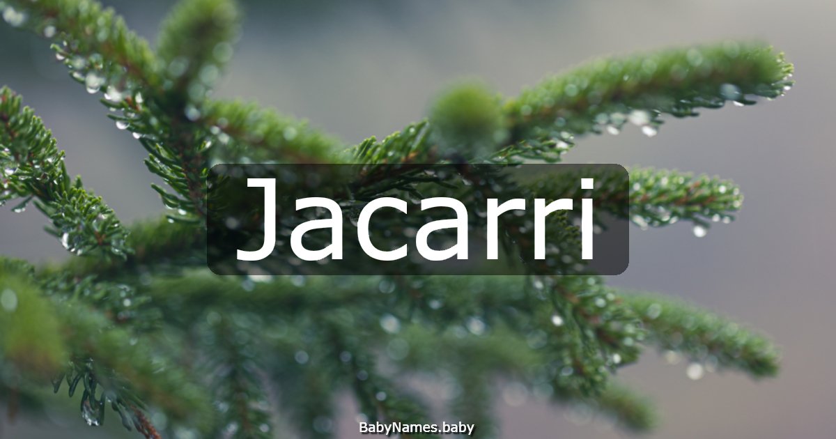 Jacarri