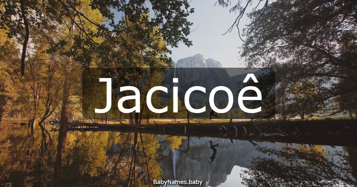 Jacicoê