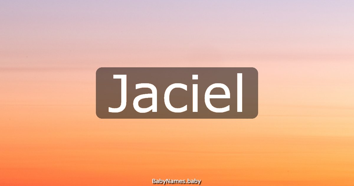 Jaciel