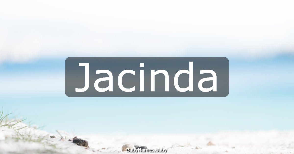 Jacinda