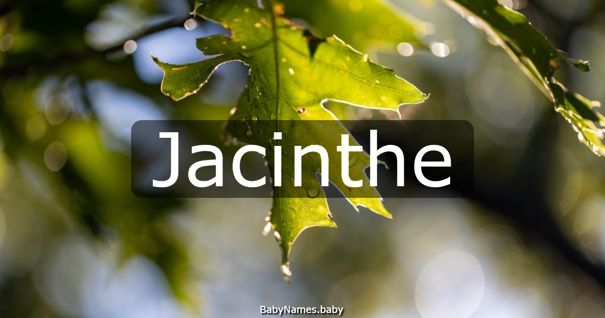 Jacinthe