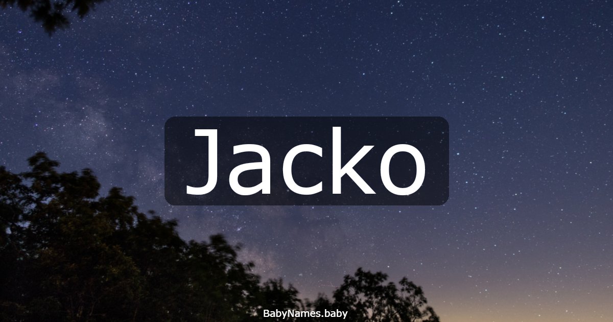 Jacko