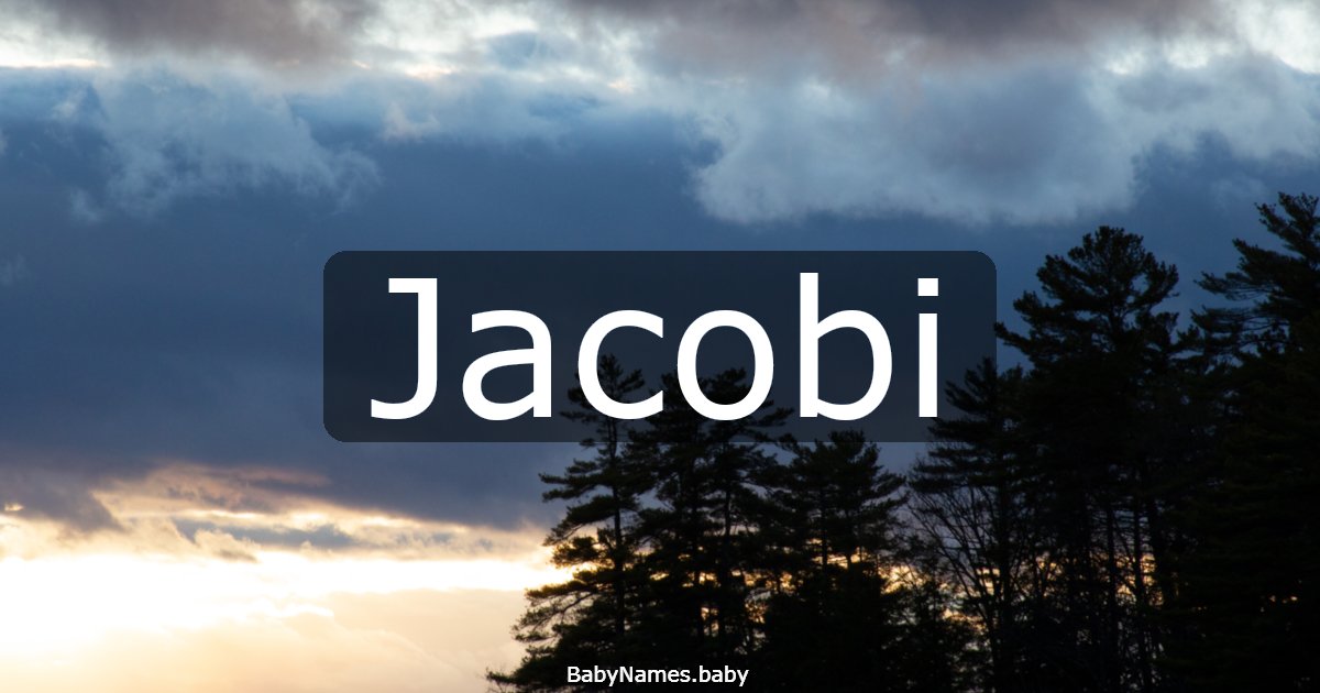 Jacobi