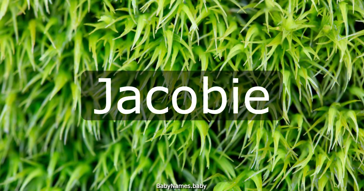 Jacobie