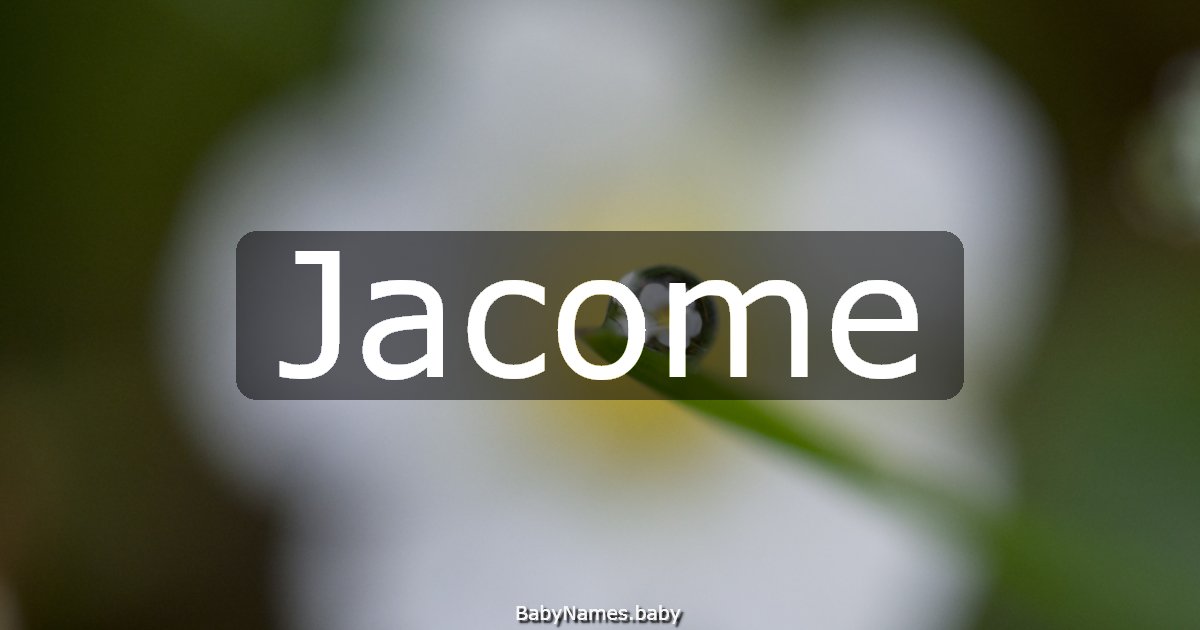Jacome