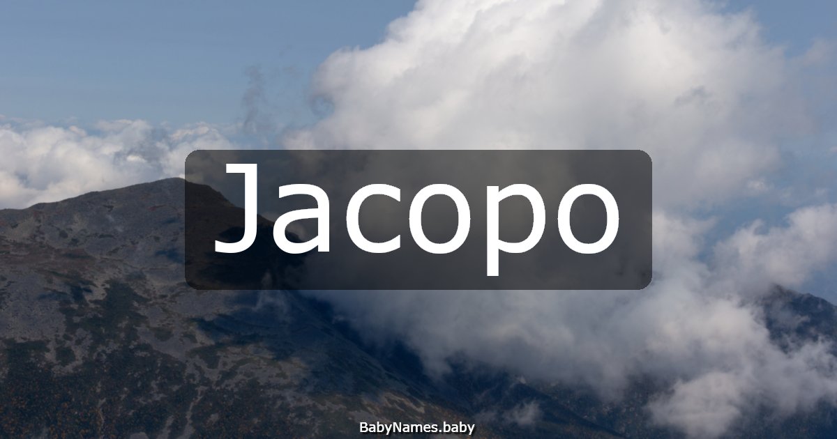 Jacopo