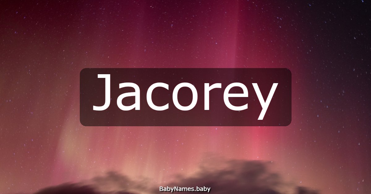 Jacorey