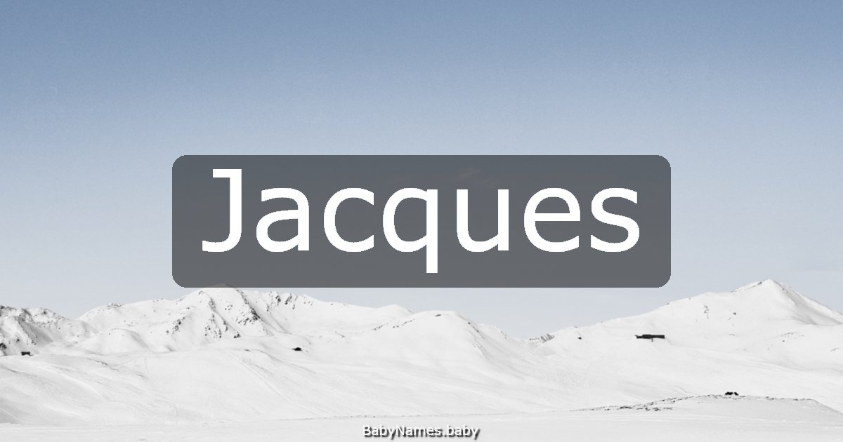 Jacques