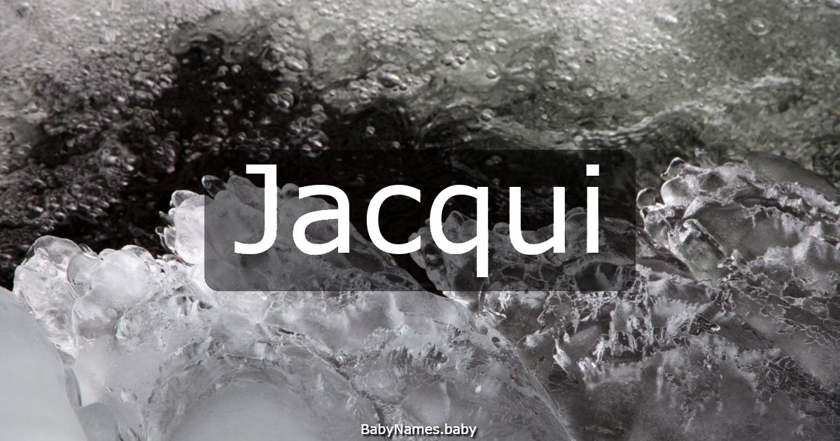 Jacqui