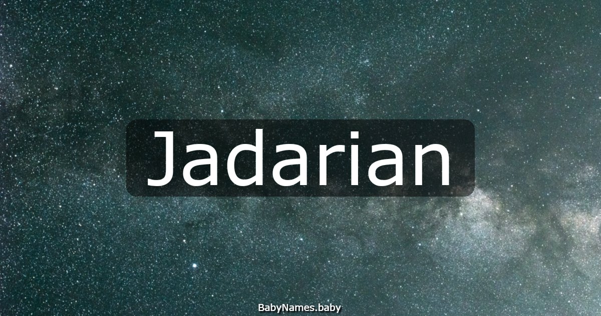 Jadarian