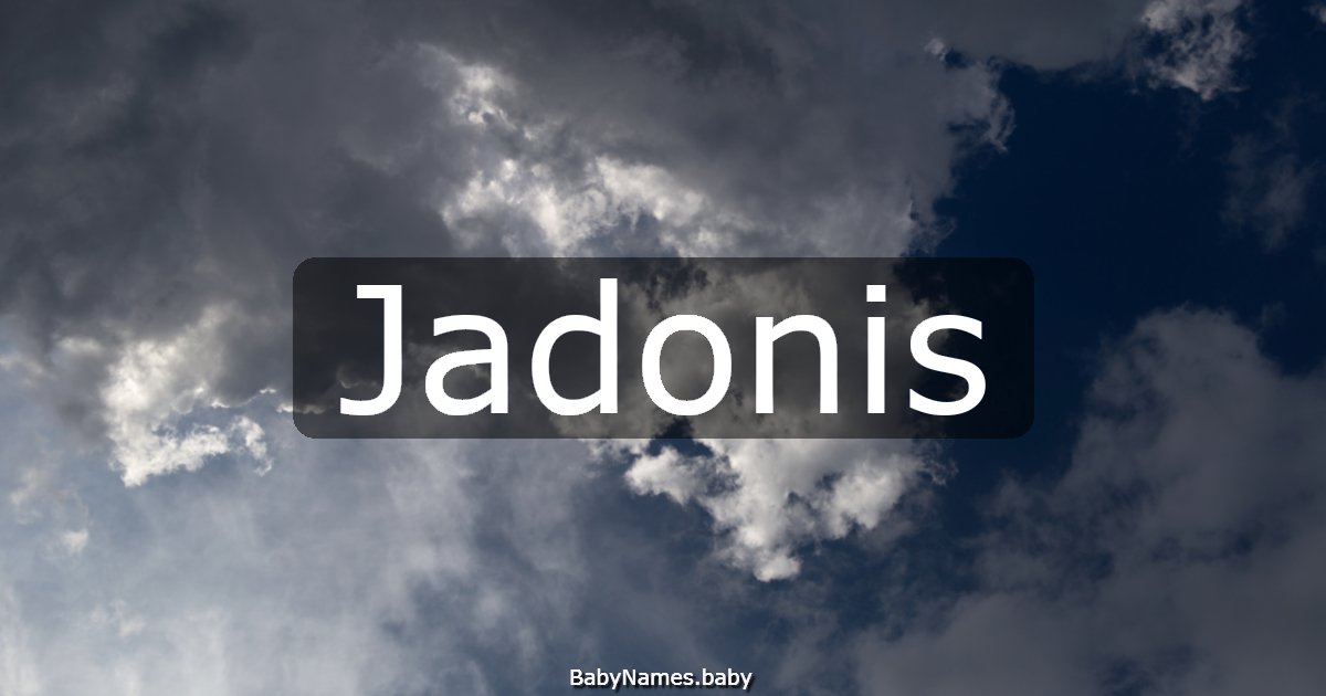 Jadonis