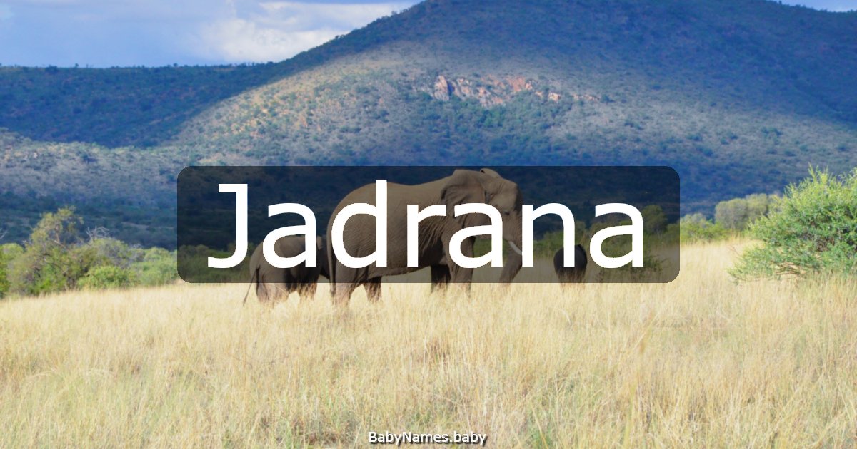 Jadrana