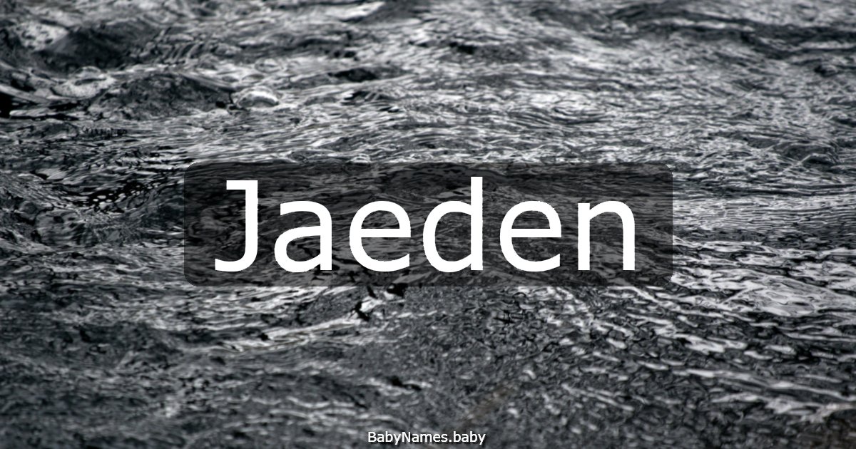 Jaeden