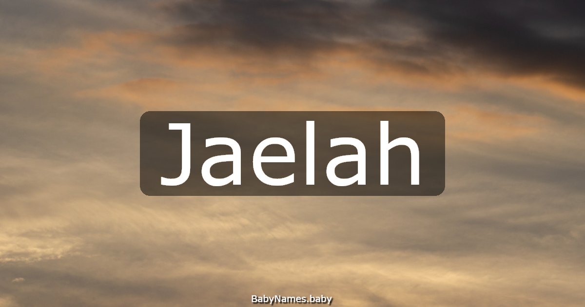 Jaelah