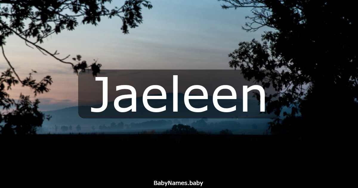 Jaeleen