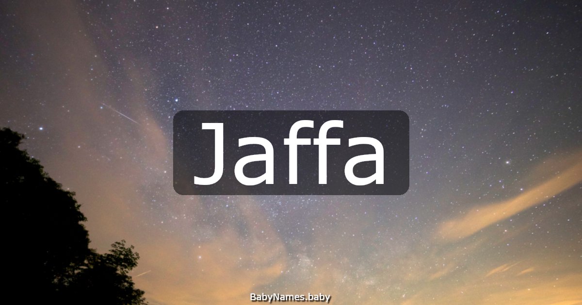 Jaffa