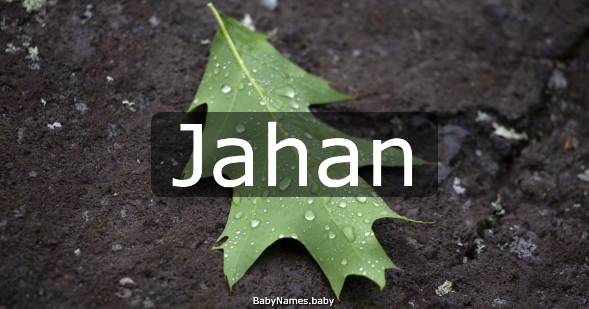 Jahan