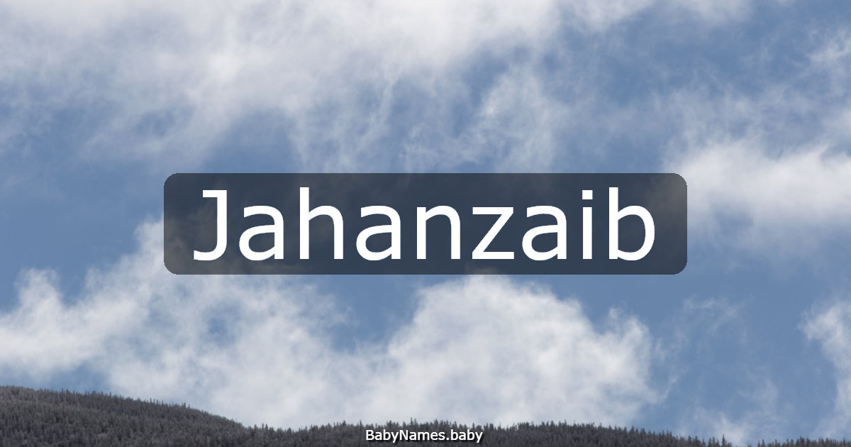 Jahanzaib