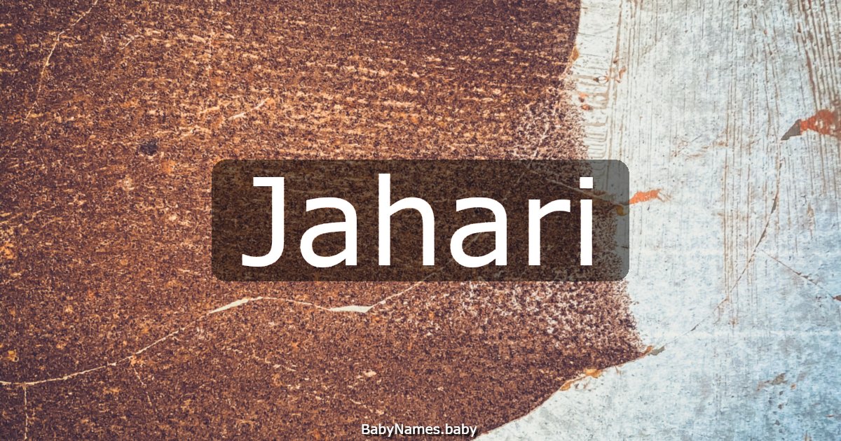 Jahari