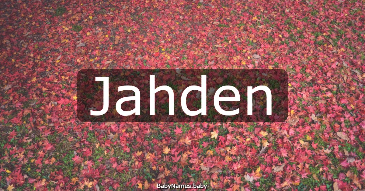 Jahden