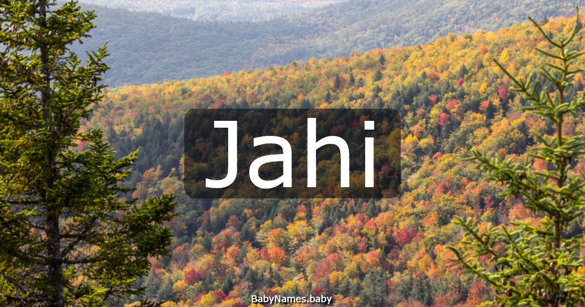 Jahi